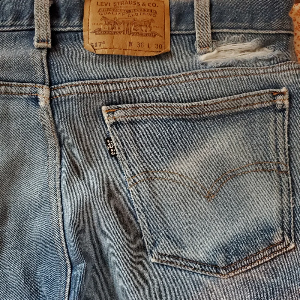 Levi's. Vintage 1970's Black Tab. 517 Boot Cut Flare Men's 36x30. USA made. GVC - Picture 6 of 15